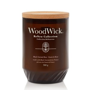 Vela GRANDE – BLACK CURRANT & ROSE – Renew Collection Woodwick